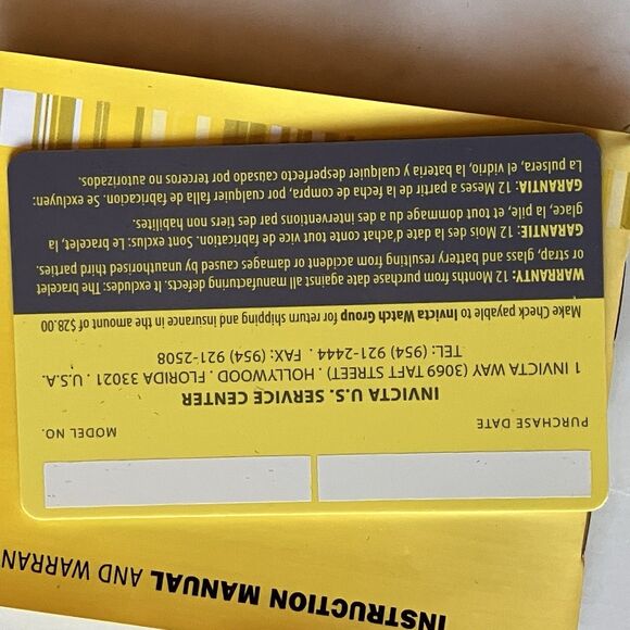 Invicta Angel Limited Edition Men’s Watch Runs Perfectly Wrist 21322 Swiss Mvmnt - Picture 7 of 9